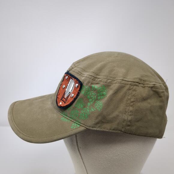 Kotis Design Slideback Cadet Army Cap Green One Size Adjustable Embroidered - Picture 3 of 9